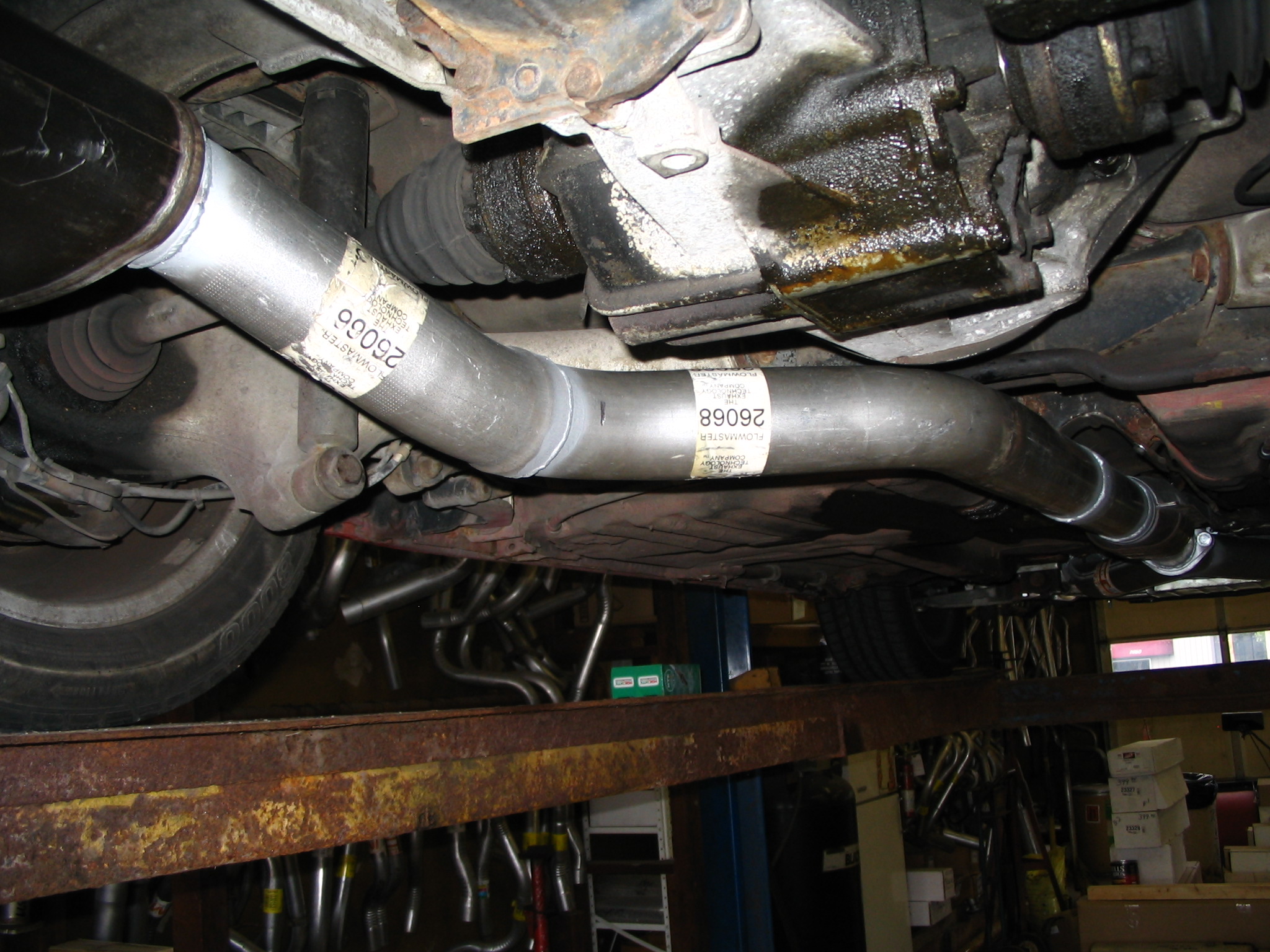 Automotive Exhaust Specialists work